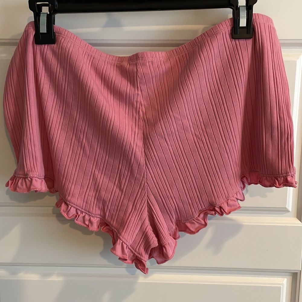 🛍️ Victoria’s Secret Ribbed Ruffle Sleep Shorts - Picture 6 of 11
